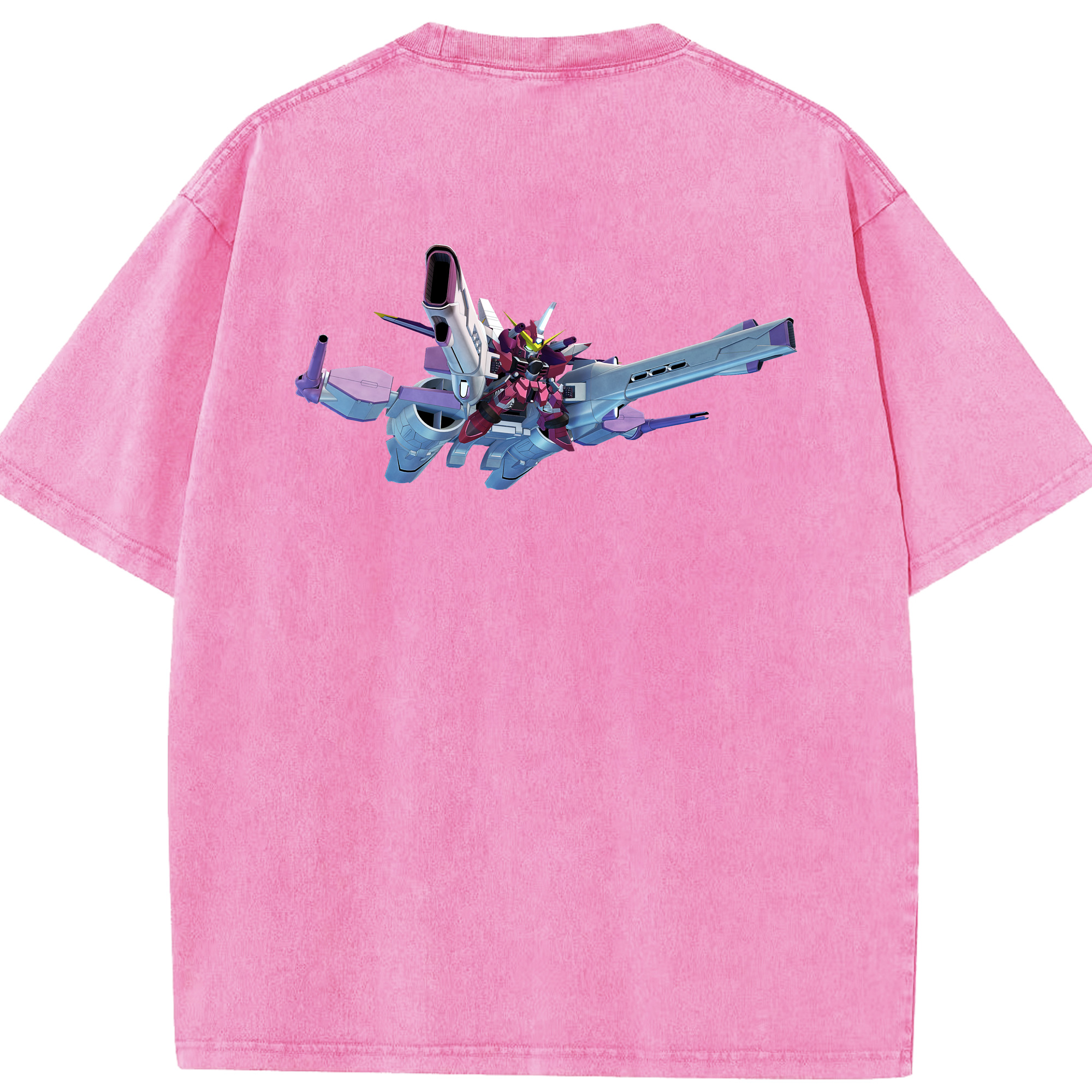 （画像用） 機動戦士ガンダム Mobile Suit Gundam 綿100% ヴィンテージ風 半袖Tシャツ（背面プリント）